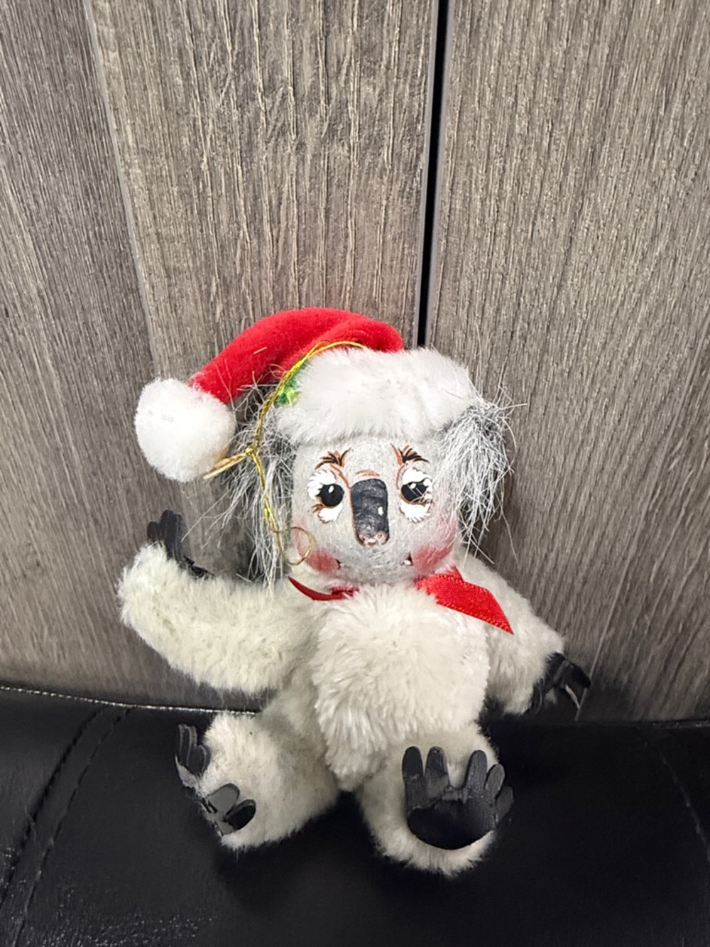 Annalee Holly Jolly Christmas Koala Bear Holiday Ornament 6" Posable Doll